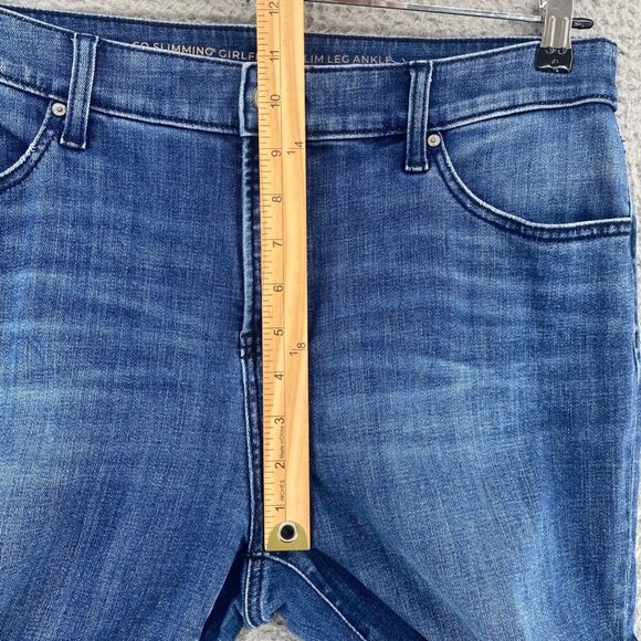 Chicos Jeans Womens 2 US 12 Blue So Slimming Girlfriend Ankle Medium Wash Denim - Picture 8 of 11
